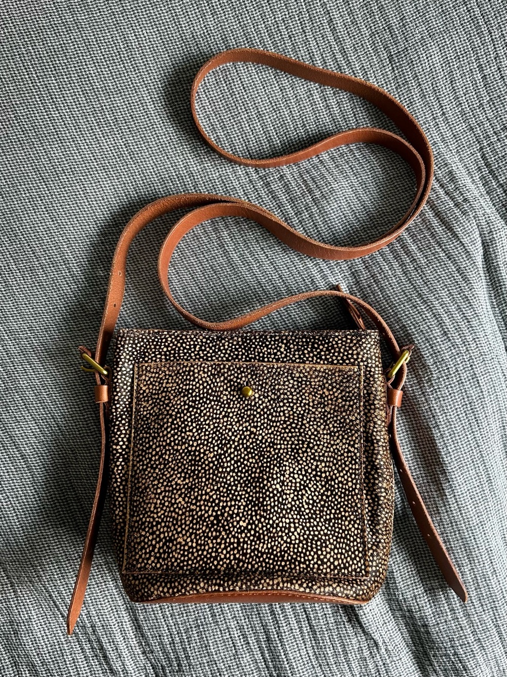 Madewell Calf Hair Small Crossbody Bag